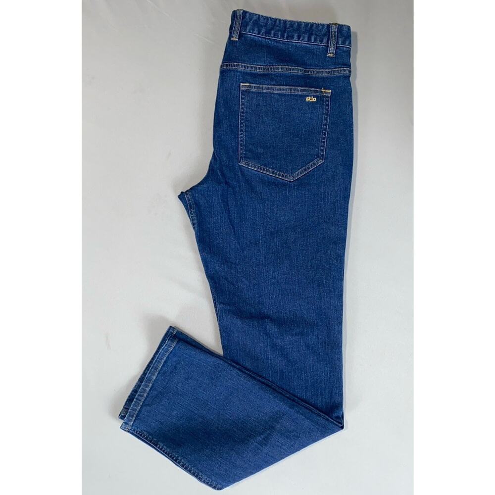 Stio 200089 Men's Stretch Denim Rivet Jeans. Medium Wash, Men's 36X34 (36L). GUC